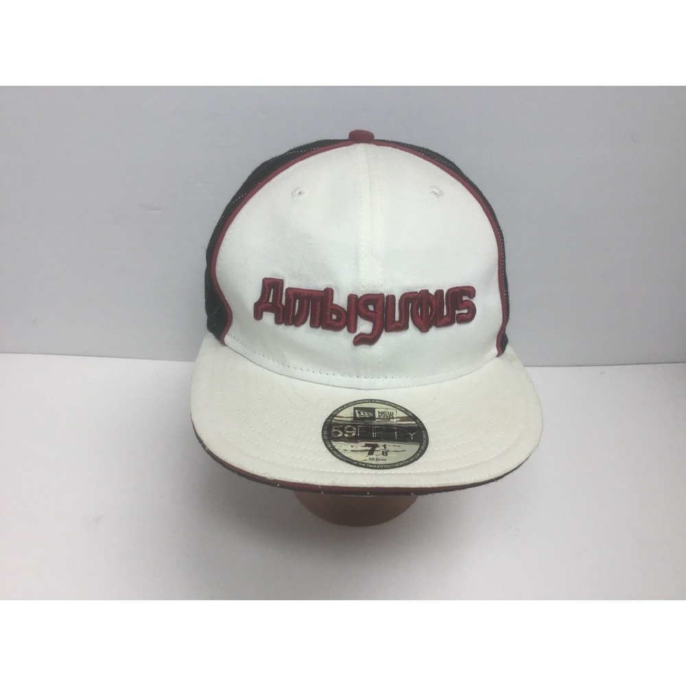 Ambiguous 59 Fifty New Era Hat Multi Color Hiphop Baseball Cap  size 7 1/8